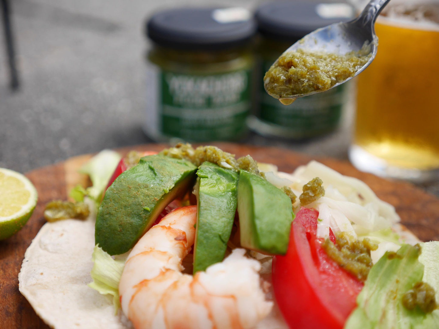 Green Hot Sauce｜旨辛爽快サルサソース タコス BBQ 鍋の薬味に